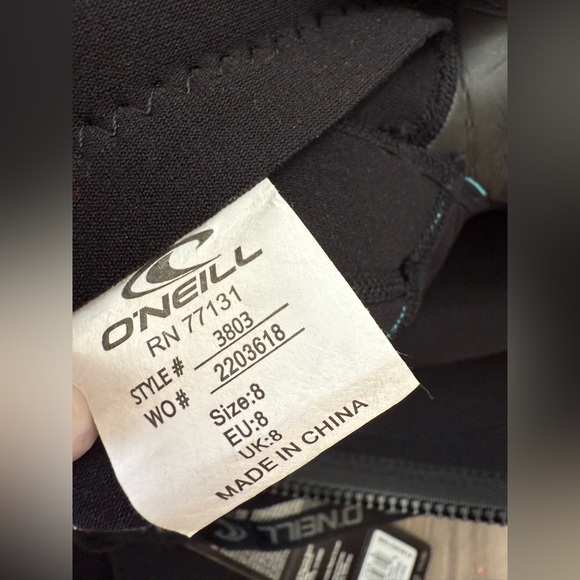 NEW O'Neill Youth Reactor 2mm Back Zip Spring Wetsuit Size 8 - Picture 6 of 10